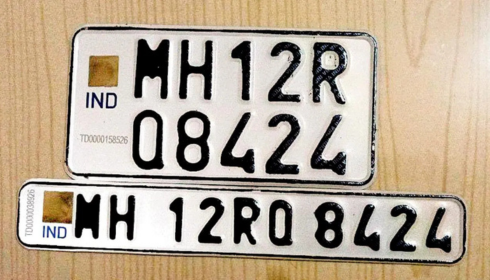 number plate booking