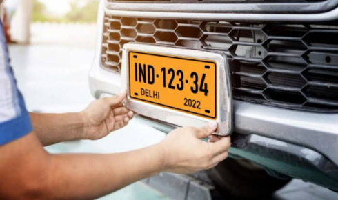 number plate booking